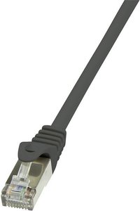 Kabel LAN LogiLink CP2033S, 1 szt., RJ45, CAT 6, F/UTP, 1.00 m, czarny