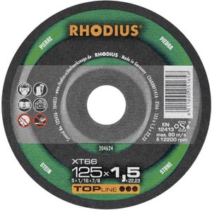 Tarcza tnąca prosta Rhodius XT 66 204623 180 mm 1 szt.