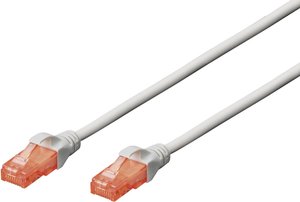 Kabel LAN Digitus DK-1617-005, 1 szt., RJ45, CAT 6, U/UTP, 0.50 m, szary