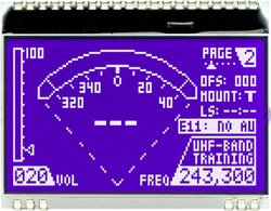 Wyświetlacz LCD DISPLAY VISIONS EADOGM128B-6    (S x W x G) 55 x 46 x 2 mm