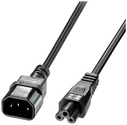 Kabel LINDY 30343 [1x złącze męskie IEC C14 - 1x złącze żeńskie IEC C5] 5.00 m