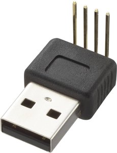 Złącze wtykowe USB do montażu na płytce drukowanej TRU COMPONENTS Typ A 90° 774866, 1 szt.