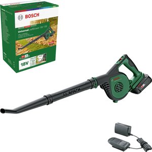 Dmuchawa do liści Bosch Home and Garden UniversalLeafBlower 18V-130 06008A0600 akumulatorowy zaw. akumulator 18 V