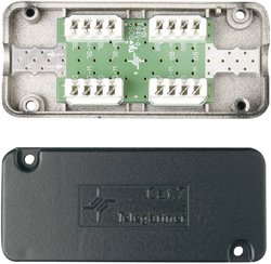 Zestaw łączący Telegartner Connection Box 1 Port CAT 7 Puszka połączeniowa Telegaertner, kat. 7