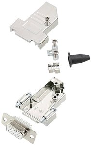 Zestaw listew żeńskich D-Sub encitech DTSL09-SJSRG-S-HDS15-W-K 6355-8092-11, rzędy: 3, styki: 15, 45 °, 1 szt.