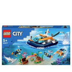 LEGO® CITY 60377 Łódź odkrywcy oceanów