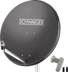 Schwaiger SPI9961SET2 Antena satelitarna bez odbiornika Ilość uczestników: 2 80 cm