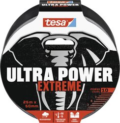 tesa® Ultra Power Extreme Repairing Tape — taśma naprawcza o bardzo mocnym trzymaniu nawet na szorstkich powierzchniach — odporna na warunki atmosferyczne i rozrywana ręcznie — 25 mx 50 mm Taśma naprawcza tesa  56623-00000-00 ULTRA POWER EXTREME (D x S) 2