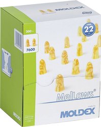 Zatyczki do uszu Moldex MelLows 760001, 22 dB, 200 par(a)