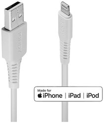 Kabel USB LINDY, USB 2.0, Złącze męskie USB-A, Złącze męskie Lightning, 3.00 m