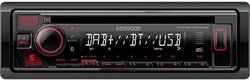 Odbiornik Kenwood CD/USB z radiem cyfrowym Bluetooth i DAB+. Radio samochodowe Kenwood KDCBT450DAB