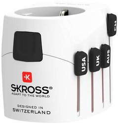 Adapter podróżny Skross 1.302539  Pro World & USB