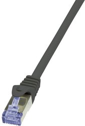 Kabel LAN LogiLink CQ3053S, 1 szt., RJ45, CAT 6a, S/FTP, 2.00 m, czarny