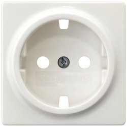 DELTA i-system, osłona gniazda bez wkładki tytan biały 55x 55mm Osłona Siemens 5UH1044 biały