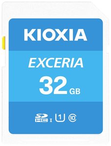 Karta pamięci SDHC Kioxia LNEX1L032GG4, 32 GB, UHS-I, 100 MB/s