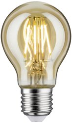 Edycja Vintage Standardowa Żarówka LED 230V E27 680lm 6,5W 2500K Złota Żarówka LED Paulmann 28715 E-27 6.5 W 680 lm ciepła biel 1 szt.