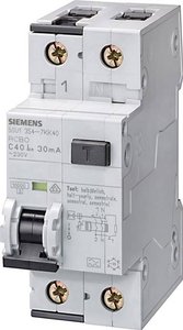 Wyłącznik różnicowoprądowy/automatyczny Siemens 5SU11546KK16 2 styki 16 A 0.01 A 230 V