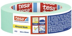 tesa® PROFESSIONAL 4352 Allround Mask - taśma maskująca do ostrych krawędzi lakieru 50m:30mm Taśma maskująca tesa  04352-00002-00 ALLROUND MASK (D x S) 50 m x 30 mm 50 m 1 szt.