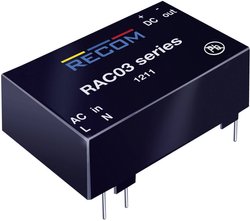 Zasilacz AC/DC RECOM RAC03-12SC 12 V/DC 0.25 A 3 W