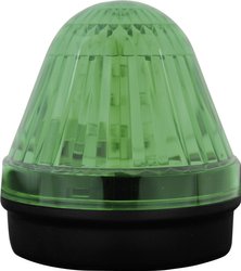 Lampa błyskowa LED, ComPro BL50 CO/BL/50/G/024/15F, 15 funkcji, 24 V DC/AC, IP65, ziel.