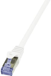 Kabel LAN LogiLink CQ3041S, 1 szt., RJ45, CAT 6a, S/FTP, 1.50 m, biały