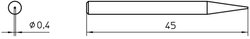 Grot lutowniczy Weller 4SPI15210-1 4SPI15210-1 1 szt.