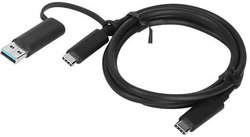 Kabel USB Lenovo Lenovo - USB-Kabel - USB-C (M) bis USB-C, USB 3.2 Gen1 (USB 3.0), Złącze męskie USB-A, Złącze męskie USB-C®, 1.00 m