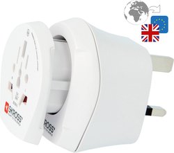 Adapter Podróżny Wielkiej Brytanii / Zestyk Ochronny Adapter podróżny Skross 1.500231-E  CO W to UK2