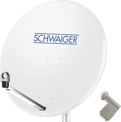 Schwaiger SPI9960SET9 Antena satelitarna bez odbiornika Ilość uczestników: 4 80 cm