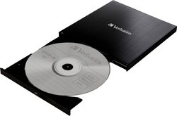 Verbatim  Zewnętrzna nagrywarka DVD Produkt nowy USB 3.2 Gen 1 czarny