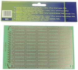 PRÓBKA EUROBOARDU IC - 100 x 160 mm - FR4 Płytka euro Velleman ECI ECI 1 szt.