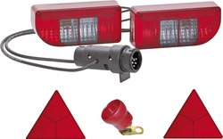 Zestaw lamp samochodowych SecoRut 90450, 12 V, do przyczep, uchwytów bagażnikowych