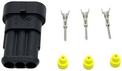 Złącze SuperSeal 1,5mm - 3 pin - męskie MTA Automotive 3050127