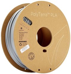 Filament do drukarek 3D PLA Polymaker 70825, Średnica filamentu: 2.85 mm, 1000 g, szary (matowy)