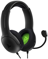 Zestaw słuchawkowy PDP Stereo LVL40 czarny do konsoli XBOX ONE / XB1 Zestaw słuchawkowy Over Ear PDP 048-141-EU 048-141-EU Stereo czarny