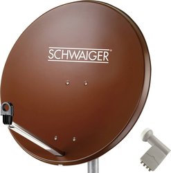 Schwaiger SPI9962SET9 Antena satelitarna bez odbiornika Ilość uczestników: 4 80 cm