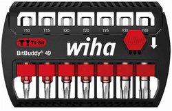 Zestaw bitów Wiha BitBuddy® Ty-Bit 49 mm TORX®, 7 szt. 1/4'' (42115) Bity Wiha  42115 1 szt. TORX