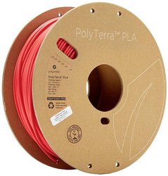 Filament do drukarek 3D PLA Polymaker 70827, Średnica filamentu: 2.85 mm, 1000 g, czerwony (matowy)