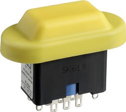 Przełącznik kołyskowy Idec HE6B-M211Y HE6B-M211Y, 16.2 mm, 125 V/AC, 30 V/DC, 3 A, 1 szt.