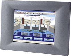 Komputer z panelem dotykowym wyposażony w jednostkę TI Cortex-A8, WinCE i 3,5'' QVGA TFT LED LCD Advantech TPC-31T-E3AE Panel dotykowy 1 szt.