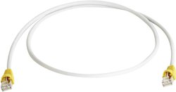 Kabel sieciowy krosowany Telegärtner L00002A0120, CAT 6a, S/FTP, Średnica przewodu (system AWG) 27/7, RJ45 (krosowany), 3.00 m, szary