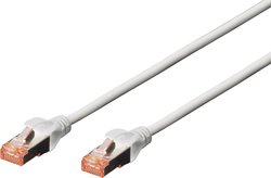 Kabel LAN Digitus DK-1641-0025, 1 szt., RJ45, CAT 6, S/FTP, 0.25 m, szary