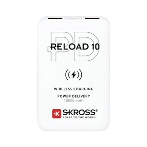 Powerbank Skross Reload 10 PD, Qi 10000 mAh  Li-Ion