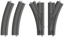 Märklin World 23401 H0 mój świat - zestaw rozjazdów plastikowych
