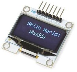 1,3-calowy ekran LED OLED dla Arduino® (sterownik SH1106, SPI) Whadda WPI437 Moduł rozszerzający