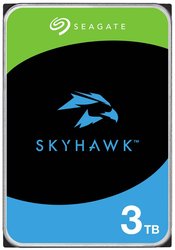 Seagate  SkyHawk Surveillance  3 TB  Dysk twardy wewnętrzny, 3,5'' (8,9 cm) Dysk twardy wewnętrzny, 3,5'' (8,9 cm) 3 TB Seagate SkyHawk Surveillance ST3000VX015 SATA III