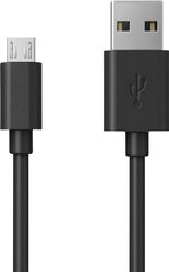 Kabel USB RealPower, USB 2.0, Złącze męskie USB-A, Złącze męskie USB Micro-B, 0.60 m