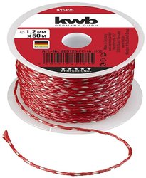 kwb 925125 Sznur murarski 1,2 mm czerwony 50 m