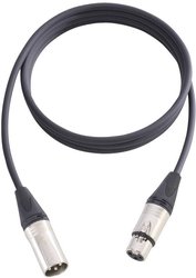 XLR Kabel połączeniowy 15.00 m AH Cables KM15FMBLK 1 szt.