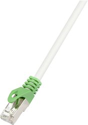 Kabel sieciowy krosowany LogiLink CQ2029X, CAT 6, S/FTP, Średnica przewodu (system AWG) 27/7, RJ45 (krosowany), 10.00 m, szary